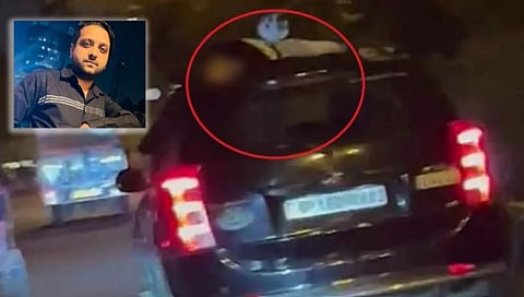 Hit And Run : दुचाकीला धडक देऊन छतावर पडलेल्या मृतदेहासह ३ किमी धावली कार (VIDEO)