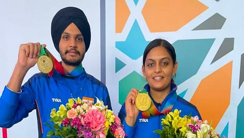 ISSF World Cup : दिव्या टीएस, सरबजोतला मिश्र गटात सुवर्ण