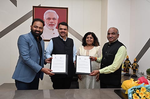 नागपूर: उपमुख्यमंत्री देवेंद्र फडणवीस यांच्या उपस्थितीत ‘डिस्ट्रिक्ट स्ट्रॅटेजिक प्लॅन’ संदर्भात सामंजस्य करार