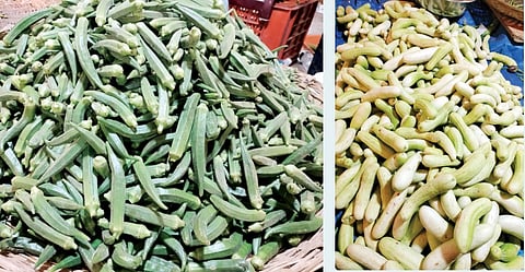 मोशी उपबाजारात कांदा, बटाटा, भेंडी यांची आवक वाढली