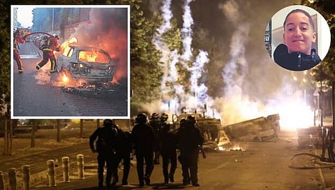 France violence : पॅरिस पेटले! फ्रान्समध्ये सलग तिसर्‍या दिवशीही जाळपोळ; ८७५ अटकेत