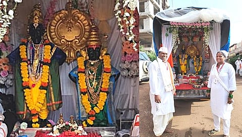 Ashadhi Wari 2023 : गोव्यातील विठ्ठल भक्त पंढपुरात दाखल! महिलांसह हजारोंच्या संख्येने वारकऱ्यांचा समावेश