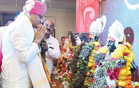 संगमनेर : पांडुरंगा, पाऊस पडून शेतकरी सुखी होऊ दे : आ. बाळासाहेब थोरात