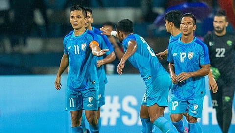 SAFF Championship 2023 : भारताचा पाकिस्तानवर दणदणीत विजय; सुनील छेत्रीची हॅट्रिक