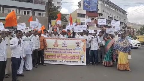 सातारा : गिरणी कामगारांची वारी जिल्हाधिकाऱ्यांच्या दारी