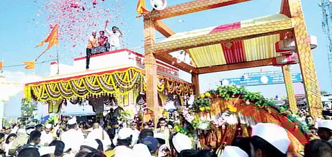 Ashadhi Wari 2023 : रखरखत्या उन्हात माउलींच्या पालखीचे पुरंदरमध्ये स्वागत