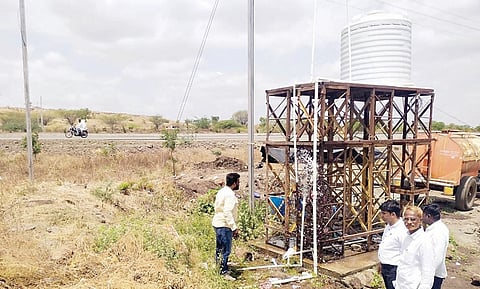 मिरजगाव पाणी योजनेवर अनधिकृत नळ कनेक्शन