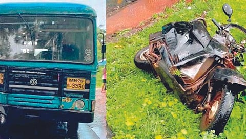 सिंधुदुर्ग : कणकवली-कनेडी मार्गावर एस.टी.-दुचाकी अपघातात दोघे ठार