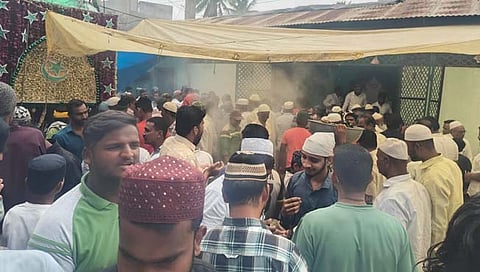 सांगली : कडेगावात मोहरमची भावपूर्ण वातावरणात सांगता; जियारात होऊन ताबूतांचे विसर्जन