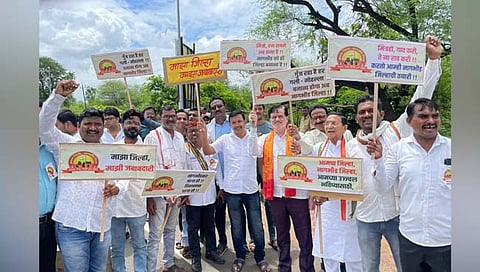 चंद्रपूर : नागभीड जिल्हानिर्मितीसाठी धडकला तहसील कार्यालयावर मोर्चा