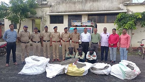 वाशिम: मालेगाव येथील महावितरणच्या विद्युत तारा चोरणाऱ्या तिघांना अटक