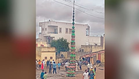 सांगली : कडेगावात आज गगनचुंबी ताबुतांच्या भेटी
