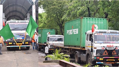 चंद्रपूर : भद्रावती आयुध निर्माणीतून बल्गेरियाला ८० कोटीची तोफगोळ्यांची पहिली खेप रवाना