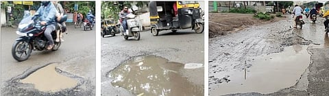 यत्र तत्र सर्वत्र…खड्डेच खड्डे ! आणि महापालिका म्हणते, फक्त 444 खड्डे !!