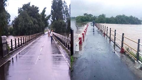 भडगाव पूल वाहतूक सुरु  