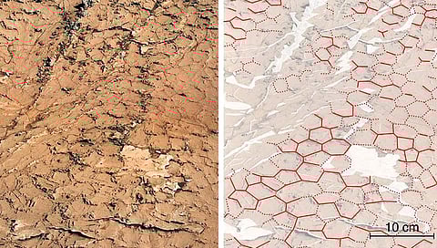 मंगळावरील ‘त्या’ षटकोनी रचना देतात जीवसृष्टीचे संकेत