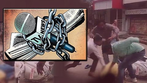 Media Freedom : महाराष्ट्रात माध्यम स्वातंत्र्य धोक्यात; संदीप महाजन यांच्यावरील हल्ल्याचा पत्रकार संघटनांकडून निषेध