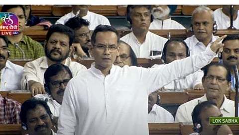 No-confidence Motion : मणिपूर न्याय मागतोय, कुठं आहेत पंतप्रधान मोदी? : गौरव गोगोई