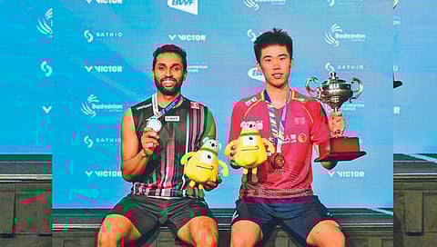 प्रणॉयचे विजेतेपद हुकले; फायनलमध्ये चीनच्या वांग हाँग यांगकडून पराभूत