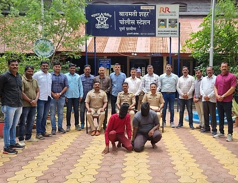  बारामती : कृष्णा पेट्रोलपंप व्यवस्थापकाला लुटण्याचा प्रयत्न करणारे दोघे जेरबंद