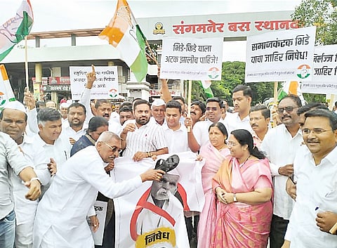 अवमानकारक व्यक्तव्य करणारे संभाजी भिडे यांना अटक करावी