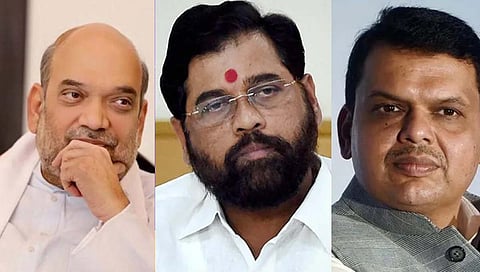 मुख्यमंत्री, उपमुख्यमंत्र्यांशी अमित शहा यांची खलबते