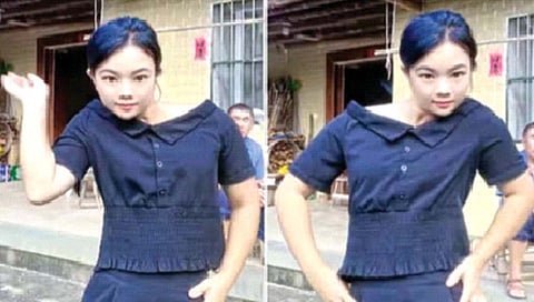 तिची मान वळते 360 अंशांत!