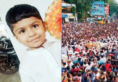 Pune ganeshotsav 2023 : मिरवणूकीच्या नादात आई-बाबांनी अर्णवला गमावलं; चिमुकल्याचा पाण्याच्या टाकीत पडून मृत्यू