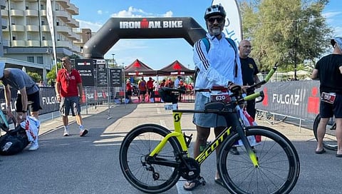 IRON Man : नाशिकच्या अभियंत्याची इटलीत आयर्नमॅन किताबाला गवसणी