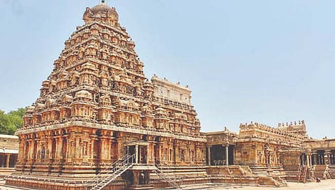 ऐरावतेश्वराच्या पायर्‍यांमधून उमटणारे संगीत 