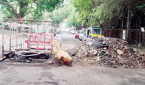 कल्याणीनगरला वर्षभरात रस्त्याची दोनदा खोदाई