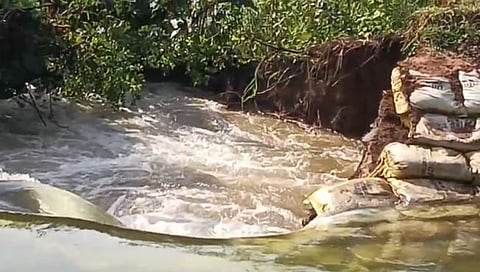 चंद्रपूर : ब्रिटीशकालीन घोडाझरी तलावाचा मुख्य कालवा पुन्हा फुटला