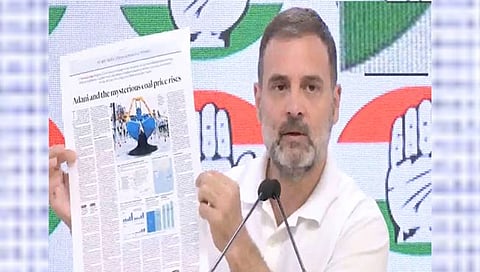 Rahul Gandi Targets Adani