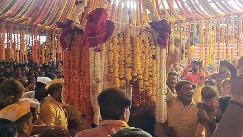 आदमापुर येथे बाळूमामांचा जन्मकाळ सोहळा उत्साहात; हजारो भाविकांची उपस्थिती