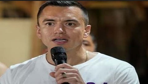 Ecuador elections | ३५ वर्षीय डॅनियल नोबोआ बनले इक्वाडोरचे सर्वात तरुण राष्ट्राध्यक्ष