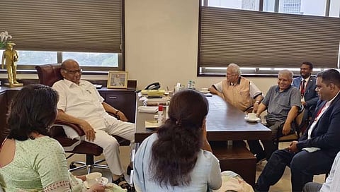 Maharashtra Politics: शरद पवार-प्रकाश आंबेडकर आले एकत्र, उभयतांमध्ये चाय पे चर्चा