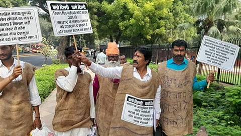 Maratha Reservation: दिल्लीत जंतरमंरवर मराठा आरक्षणासाठी मराठा- कुणबी शेतकरी संघटनेचे आंदोलन