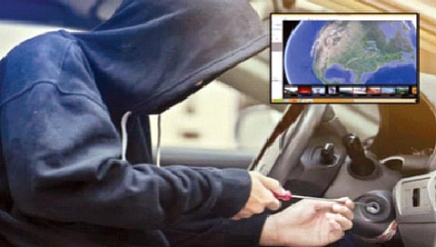 पठ्ठ्याने तंत्रज्ञानाद्वारे शोधली चोरी झालेली गाडी!