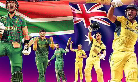 SA vs AUS 2nd Semi-Final Match : ऑस्ट्रेलियाने द. आफ्रिकेला 212 धावांत रोखले