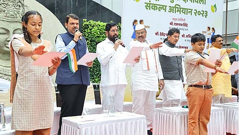 CM Eknath Shinde : प्रदूषणमुक्त दिवाळी साजरी करण्याची मुख्यमंत्र्यांनी दिली विद्यार्थ्यांना शपथ