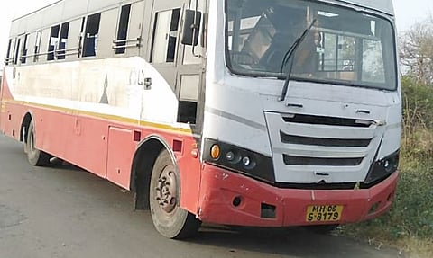 एसटी चालकाचे प्रसंगावधान अन् प्रवाशांचे वाचले प्राण