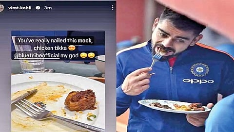 Virat Chicken Tikka post : विराट कोहलीच्या ‘चिकन टिक्का’ पोस्टवर चाहते क्लीन बोल्ड!