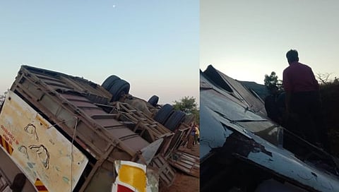 Raigad | ताम्हिणी घाटात ट्रॅव्हल्स बसचा भीषण अपघात, २ ठार, ५५ जखमी