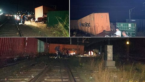 ठाणे : कसारा रेल्वे स्थानकाजवळ मालगाडी रुळावरुन घसरली; नाशिकसह मुंबईकडे जाणारी वाहतूक विस्कळीत