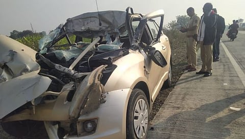 Nanded Accident : धनगर मोर्चातून परतणाऱ्या आंदोलकांच्या गाडीला भीषण अपघात; दोघेजण जागीच ठार