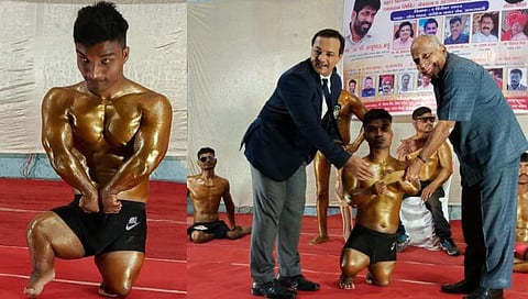 World's shortest bodybuilder