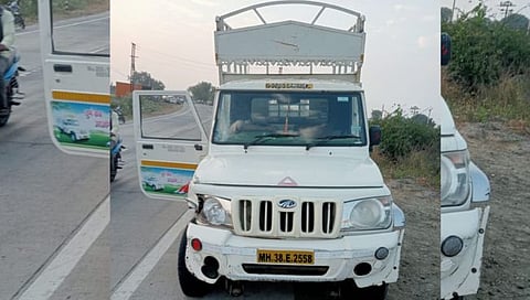 हिंगोली: पिकअपचा टायर फुटून अपघात; दुचाकीवरील दोघांचा मृत्यू