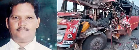 माळशिरस नजीक सहलीच्या एस. टी.ला अपघात ; एका शिक्षकाचा मृत्यू