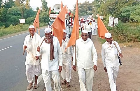 कार्तिकी यात्रेनिमित्त नाशिक महामार्ग दिंडीमय