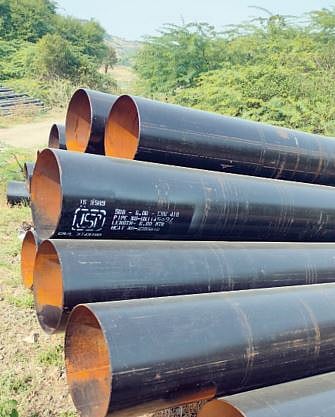 पाईपलाईनसाठी डुप्लिकेट पाईप ! नवीन नळ योजनेच्या कामात वापर